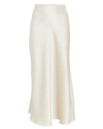 Divine Heritage Bias Silk Charmeuse Skirt | INTERMIX®