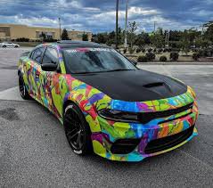 hellcat charger custom wrap - Google Search
