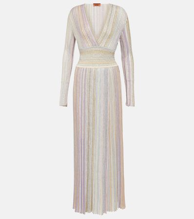 Sequined Lame Maxi Dress in Multicoloured - Missoni | Mytheresa