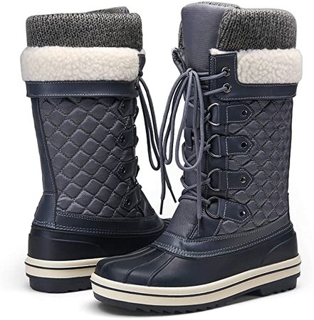 Amazon.com | VEPOSE Women's Snow Winter Boots for Women Waterproof | Snow Boots