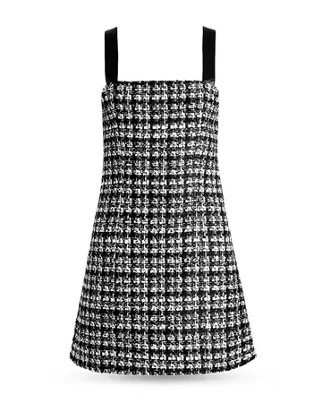 Alice and Olivia Bonita Faux Leather Strap Mini Dress | Bloomingdale's