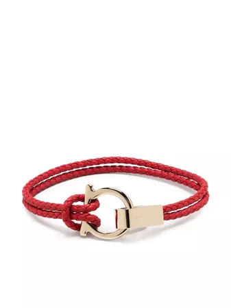Ferragamo Braided Leather Bracelet - Farfetch