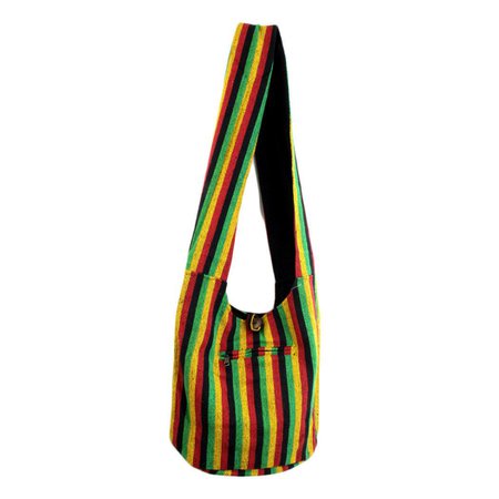 Striped Bohemian Reggae Black Rasta Purse Hobo Shoulder Sling Bag (With images) | Sling bag, Bags, Shoulder sling