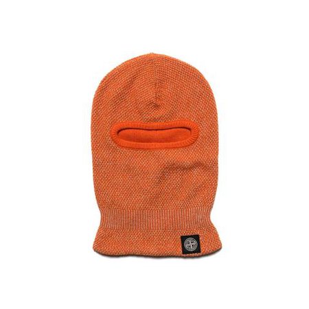 Lambswool Reflective Yarn Face Mask Orange – HAVEN