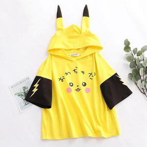 Pokemon Pikachu Short Sleeve Hoodie SE20249 – SANRENSE