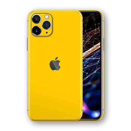 Yellow iphone