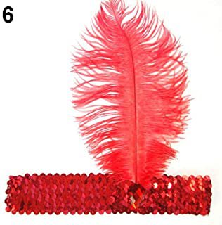Amazon.com: red headband Flapper Shiny Sequin