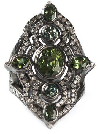Loree Rodkin Embellished Ring LR1930 Metallic | Farfetch