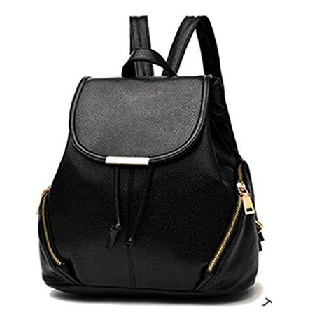 Alice Leather Backpacks /School Bags For Girls/Women - Black: Amazon.in: Bags, Wallets & Luggage