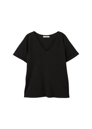 MANGO V-neckline essential t-shirt