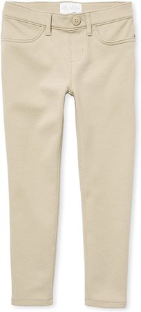 Amazon.com: The Children's Place Girl's Ponte Knit Pull On Jeggings, Sandy, 14: Clothing, Shoes & Jewelry