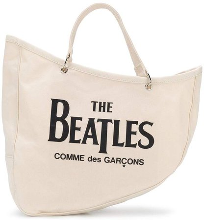 The Beatles X slogan tote bag