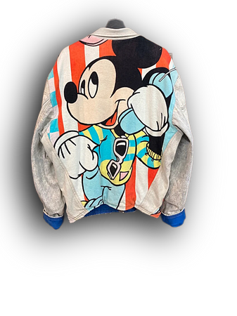 Mickey Mouse Minnie Mouse vintage 80s 1980s jean jacket vintage