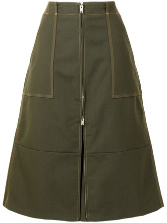 Shop AMBUSH A-line midi skirt with Express Delivery - FARFETCH