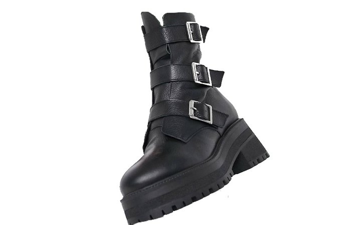 ASOS buckle boots