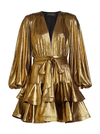 Shop Bronx and Banco Bedouin Metallic Mini Dress | Saks Fifth Avenue