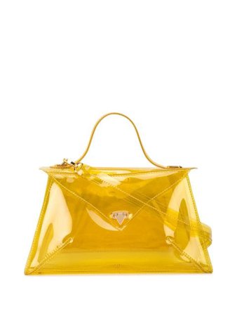 Shop yellow Tyler Ellis large LJ tote with Express Delivery - Farfetch