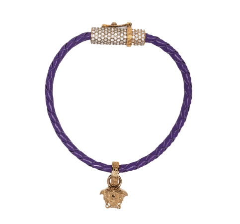Versace medusa plaque detailed bracelet