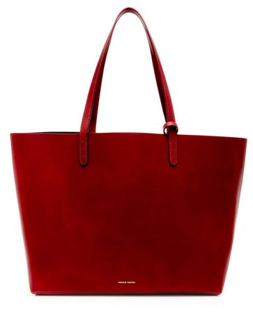 Textured-Leather Tote
