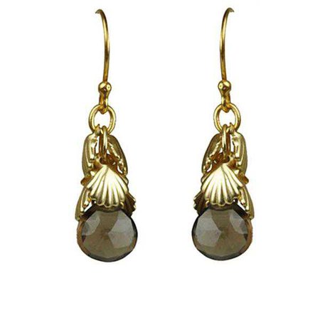 Earrings | Shop Women's Gold Sterling Silver Drop Earring at Fashiontage | ME03-One_color