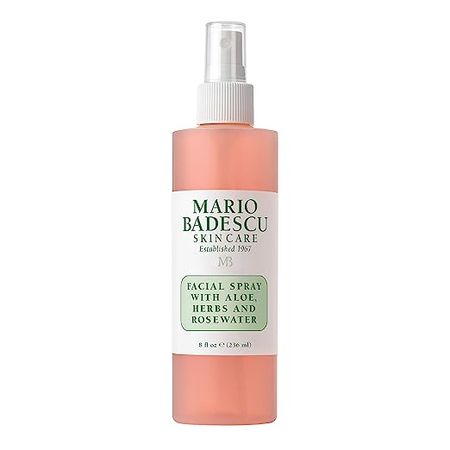 Amazon.com: Mario Badescu Facial Spray with Aloe, Herbs and Rose Water for All Skin Types, Face Mist that Hydrates, Rejuvenates & Clarifies, 8 FL OZ : Beauty & Personal Care