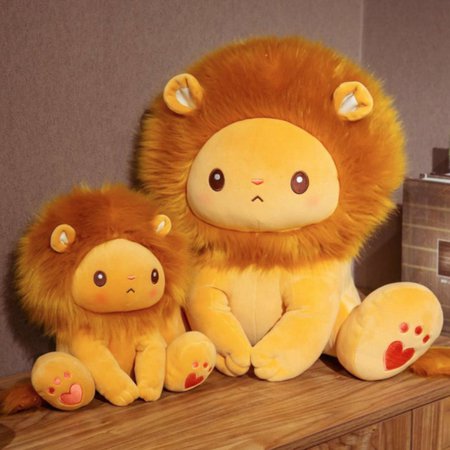 Lion Plush Lion Pillow Lion Stuffed Animal Cute Stuff Toys | Etsy