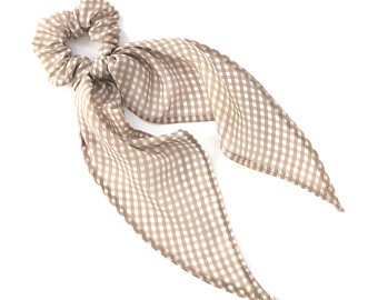Silk Hair Scarf Scrunchie for Ladies. Modern Scrunchy with | Etsy
