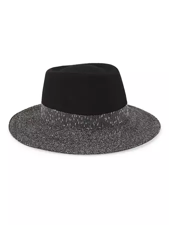 Shop Gigi Burris Noelle Colorblock Wool & Chenille Hat | Saks Fifth Avenue