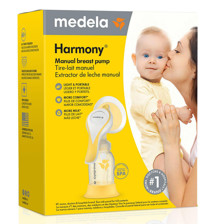 Medela Harmony Manual Breast Pump w/ Flex Breast Shields