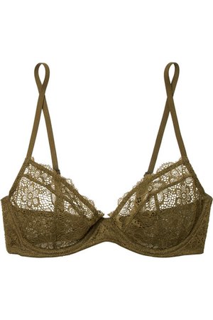 Les Girls Les Boys | Daisy lace underwired soft-cup bra | NET-A-PORTER.COM