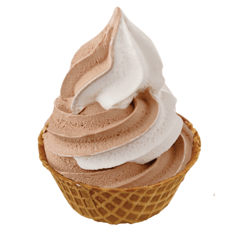 *clipped by @luci-her* Rita's Old-Fashioned Vanilla/Chocolate Soft-Serve Frozen Custard