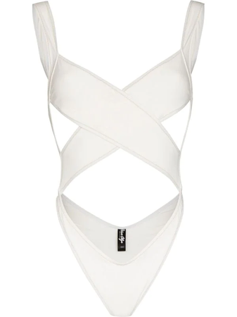 Reina Olga cross-strap one-piece swimsuit $50