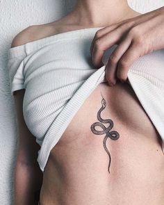 sternum chest snake tattoo pinterest