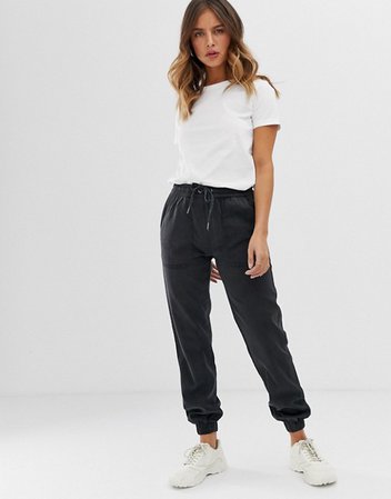 New Look utility jogger in black | ASOS