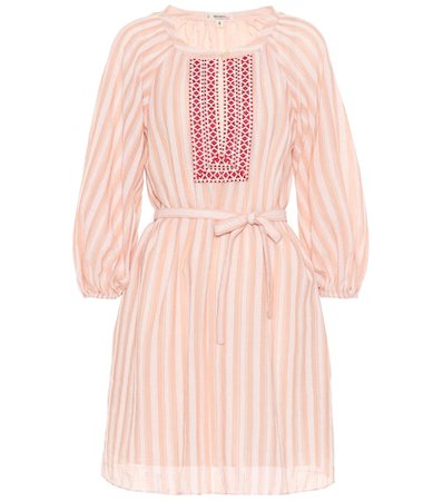 Nefasi striped cotton minidress