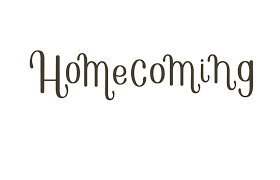 Homecoming Word Art (Black)