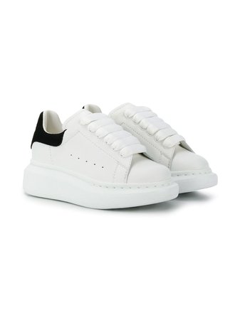 Shop white Alexander McQueen Kids extended sole oversized sneakers with Express Delivery - Farfetch