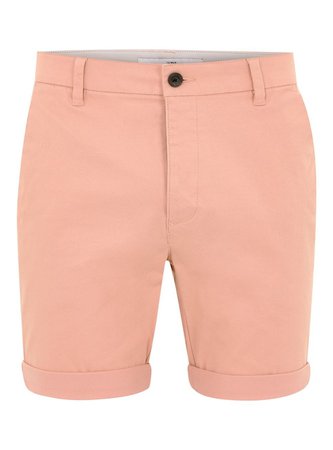 Peach Chino Shorts - TOPMAN USA