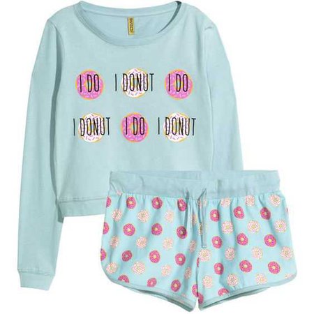 Pajamas Shirt & Shorts Set