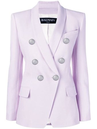 Balmain double-breasted blazer £1,711 - Shop SS19 Online - Fast Delivery, Free Returns