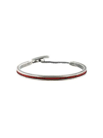 M. Cohen red cuff bracelet