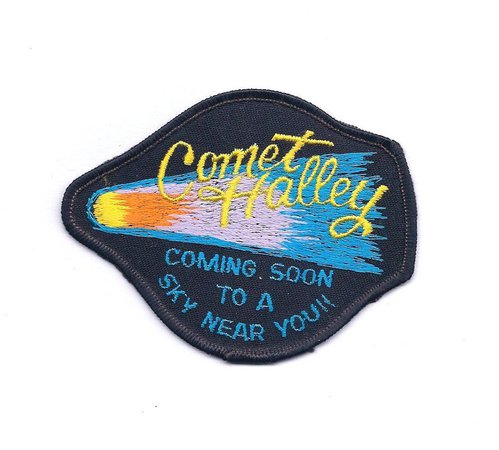 Vintage Comet Halley Space Patch | Etsy