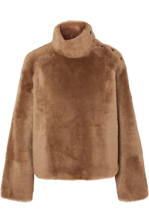 Yves Salomon | Shearling turtleneck sweater | NET-A-PORTER.COM