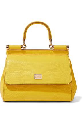 Lizard-effect leather shoulder bag | DOLCE & GABBANA | Sale up to 70% off | THE OUTNET