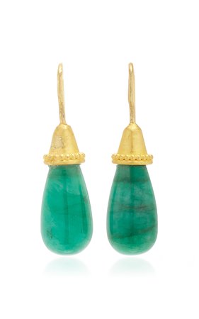 Prounis Emerald Pileus Earrings