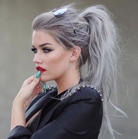 2-messy-and-teased-gray-pony.jpg (500×504)