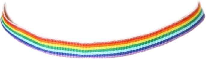 Rainbow choker