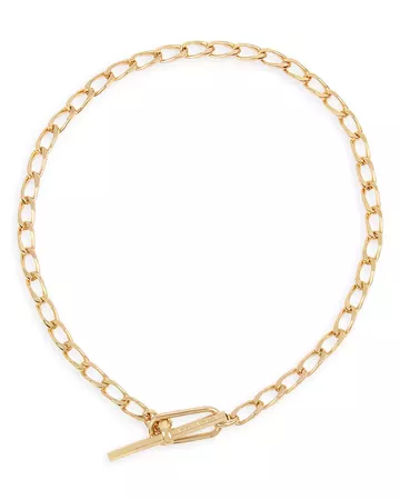 ALLSAINTS Link Toggle Necklace, 15" | Bloomingdale's