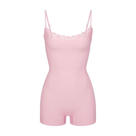 skims pink bodysuit