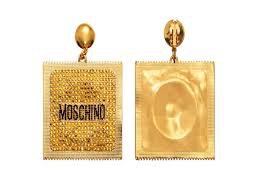 moschino gold studs earrings - Google Search